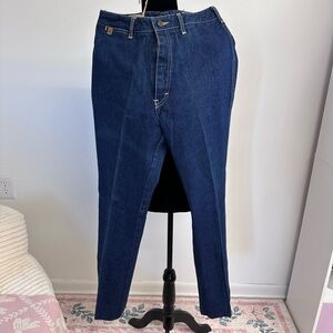 Elegant Blue Straight Leg Women's Jeans